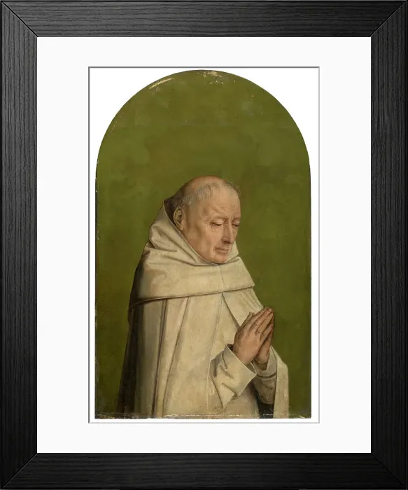 Framed Print : Portrait of a Monk, 1599-1601. Creator: Anon Framed Print : Portrait of a Monk, 1599-1601. Creator: Anon