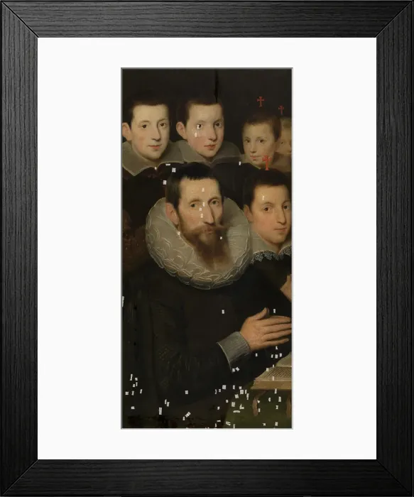 Framed Print : Donor with Five Sons, c1620s. Creator: Cornelis de Vos Framed Print : Donor with Five Sons, c1620s. Creator: Cornelis de Vos