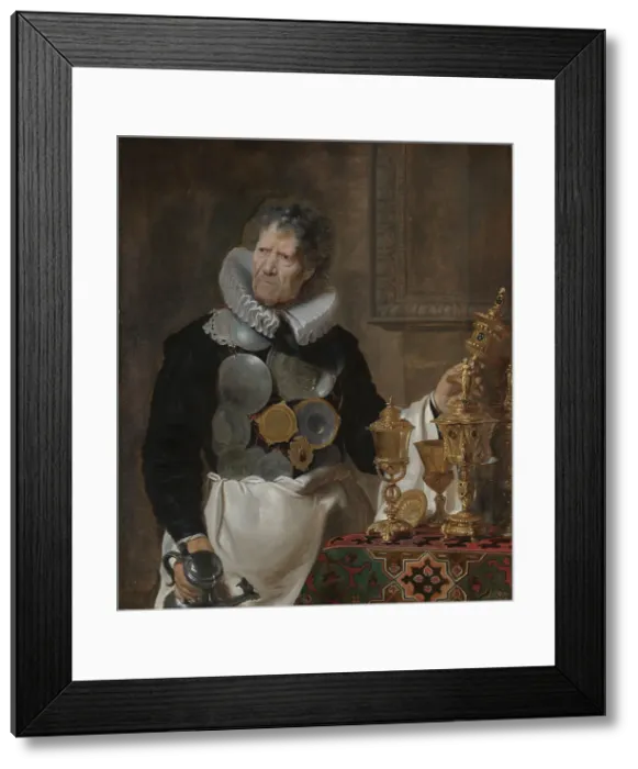 Framed Print : Abraham Grapheus, 1620. Creator: Cornelis de Vos Framed Print : Abraham Grapheus, 1620. Creator: Cornelis de Vos