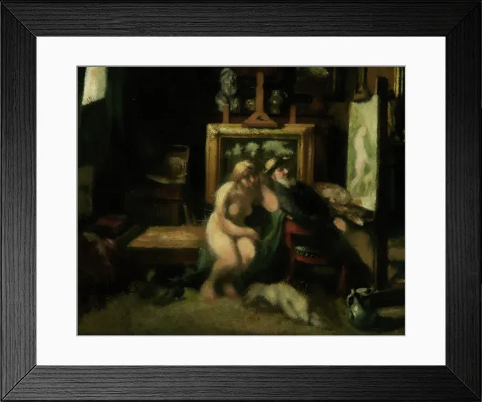 Framed Print : The Rest of Diana, c1880s. Creator: Jan Stobbaerts Framed Print : The Rest of Diana, c1880s. Creator: Jan Stobbaerts