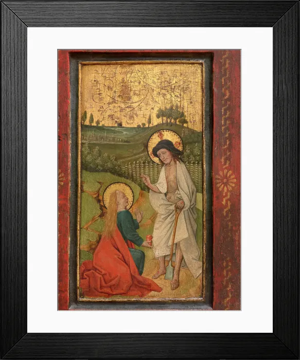 Framed Print : Noli me tangere, 16th century. Creator: Anon Framed Print : Noli me tangere, 16th century. Creator: Anon