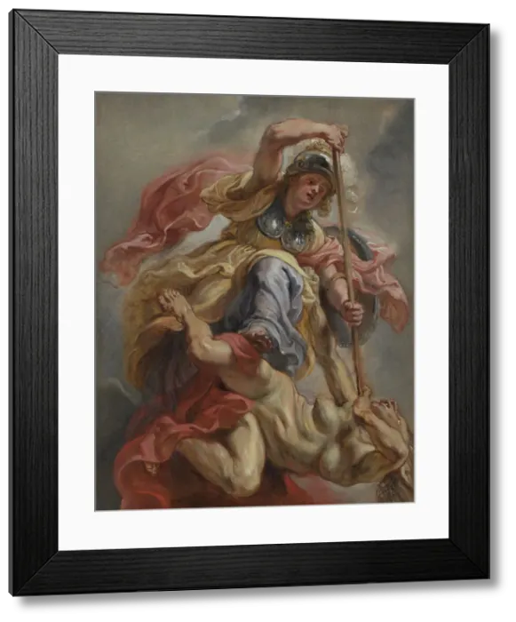 Framed Print : Minerva Overcoming Ignorance, 1632-1633?. Creator: Peter Paul Rubens Framed Print : Minerva Overcoming Ignorance, 1632-1633?. Creator: Peter Paul Rubens