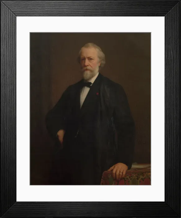 Framed Print : Self Portrait, 1874. Creator: Nicaise de Keyser Framed Print : Self Portrait, 1874. Creator: Nicaise de Keyser