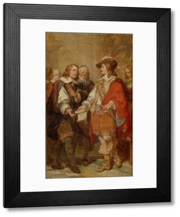 Framed Print : Foundation of the Antwerp Academy by David Teniers II, (c1663), c1860s.. Creator: Nicaise de Keyser Framed Print : Foundation of the Antwerp Academy by David Teniers II, (c1663), c1860s.. Creator: Nicaise de Keyser