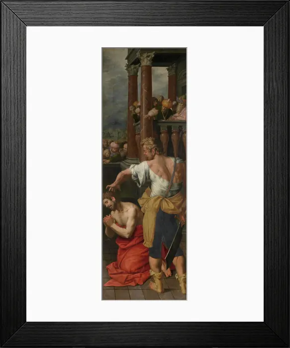Framed Print : Beheading of Saint Georges, c1570-1590s. Creator: Ambrosius Francken I Framed Print : Beheading of Saint Georges, c1570-1590s. Creator: Ambrosius Francken I