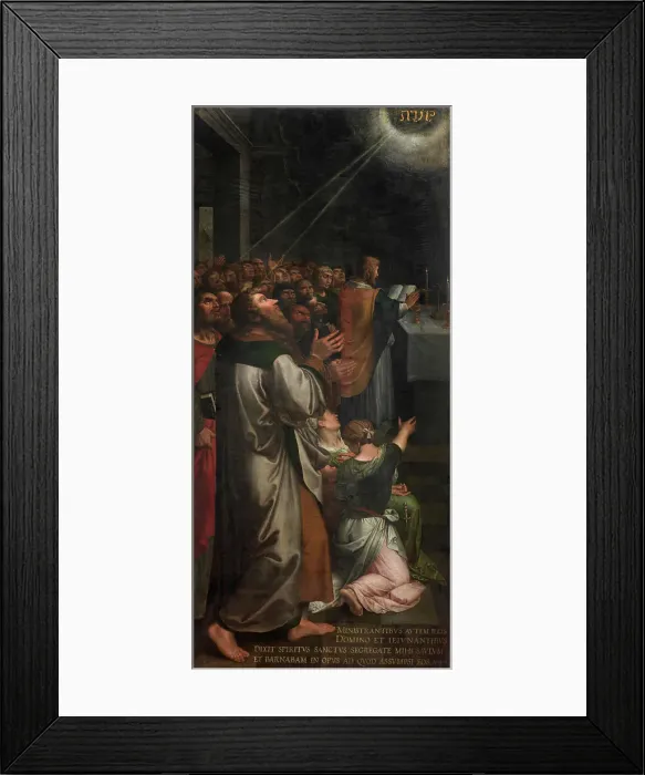 Framed Print : Paul and Barnabas chosen as apostles by the Holy Spirit, 1589-1596. Creator: Ambrosius Francken I Framed Print : Paul and Barnabas chosen as apostles by the Holy Spirit, 1589-1596. Creator: Ambrosius Francken I