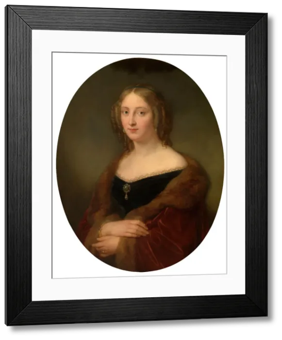 Framed Print : Baroness Adelaide Vanden Hecke-Baut de Rasmon, 1863. Creator: Nicaise de Keyser Framed Print : Baroness Adelaide Vanden Hecke-Baut de Rasmon, 1863. Creator: Nicaise de Keyser