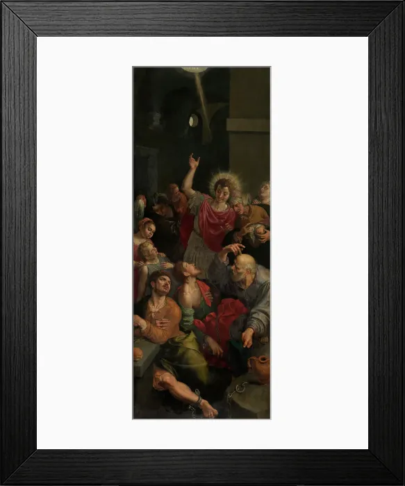 Framed Print : Saint Sebastian in Prison, 1575. Creator: Ambrosius Francken I Framed Print : Saint Sebastian in Prison, 1575. Creator: Ambrosius Francken I