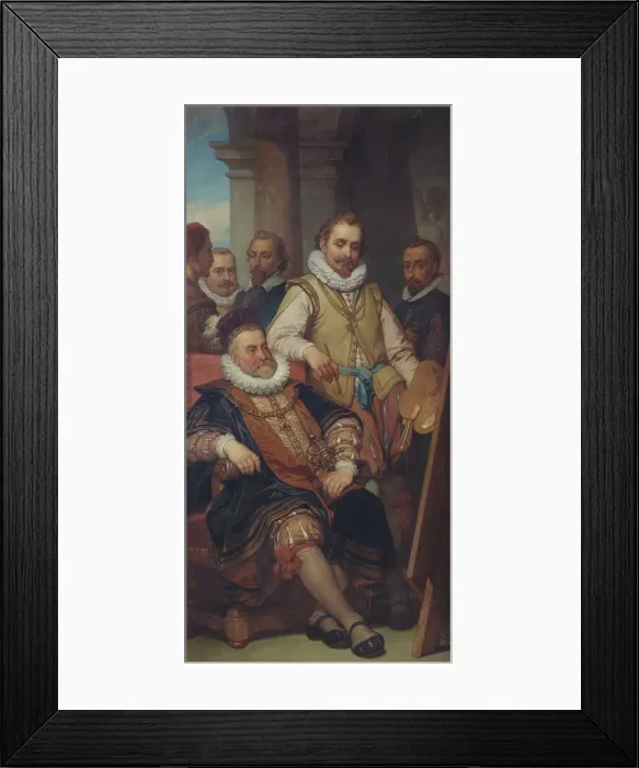 Framed Print : The Painter Bartholomeus Spranger in Vienna, (c1670s), 1862-1872. Creator: Nicaise de Keyser Framed Print : The Painter Bartholomeus Spranger in Vienna, (c1670s), 1862-1872. Creator: Nicaise de Keyser