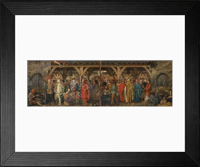 Framed Print : The Annual Fair, 1900. Creator: Albrecht De Vriendt Framed Print : The Annual Fair, 1900. Creator: Albrecht De Vriendt