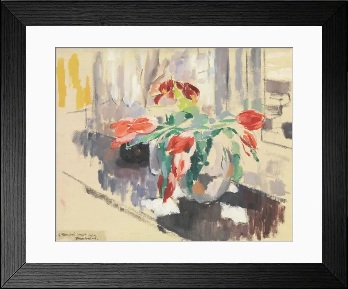 Framed Print : Tulips, 1912. Creator: Rik Wouters Framed Print : Tulips, 1912. Creator: Rik Wouters