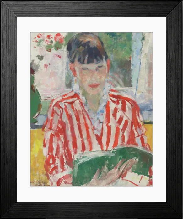 Framed Print : Woman Reading, 1913. Creator: Rik Wouters Framed Print : Woman Reading, 1913. Creator: Rik Wouters