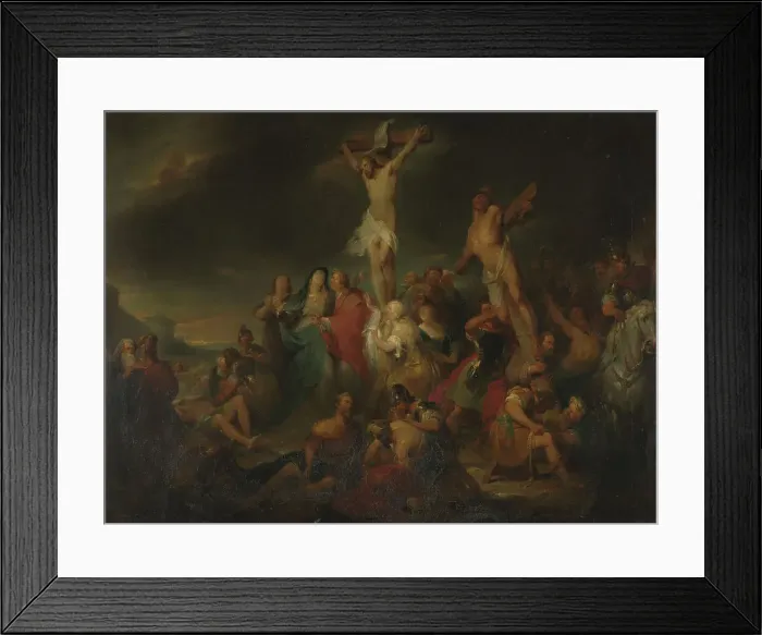Framed Print : Calvary, 1832. Creator: Nicaise de Keyser Framed Print : Calvary, 1832. Creator: Nicaise de Keyser