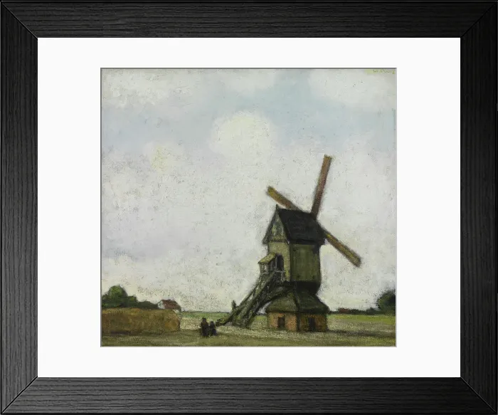 Framed Print : Windmill in the Kempen, 1923. Creator: Jakob Smits Framed Print : Windmill in the Kempen, 1923. Creator: Jakob Smits