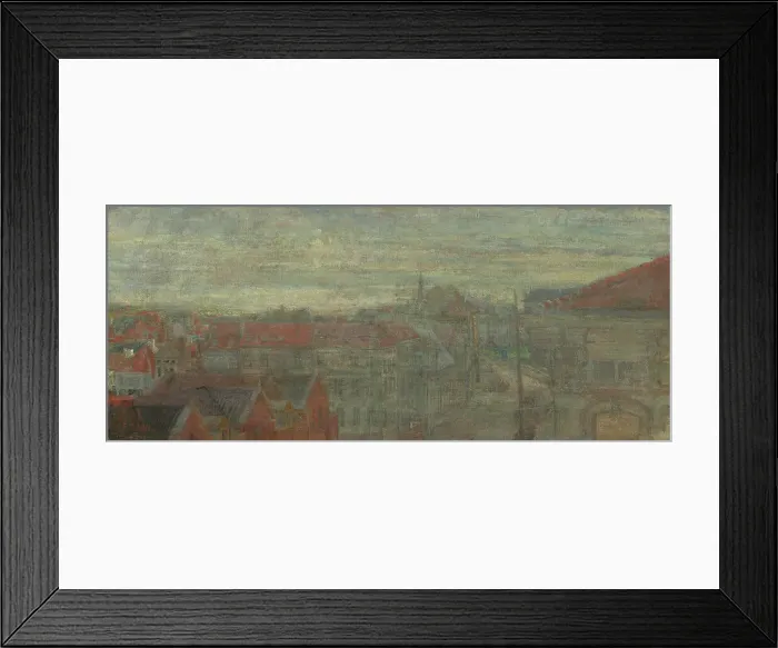 Framed Print : View of Phnosia. Luminous Waves and Vibrations, 1890. Creator: James Ensor Framed Print : View of Phnosia. Luminous Waves and Vibrations, 1890. Creator: James Ensor