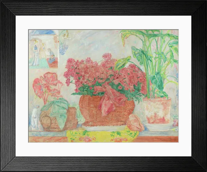 Framed Print : Azaleas, 1920-1930. Creator: James Ensor
