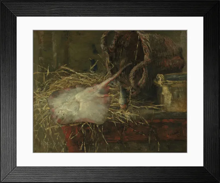 Framed Print : The Skate, 1880. Creator: James Ensor Framed Print : The Skate, 1880. Creator: James Ensor