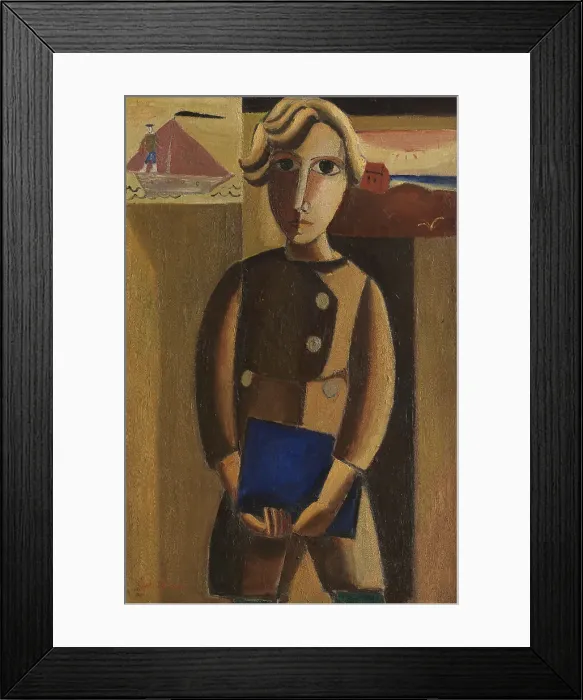 Framed Print : Pally, 1922. Creator: Gustave De Smet Framed Print : Pally, 1922. Creator: Gustave De Smet