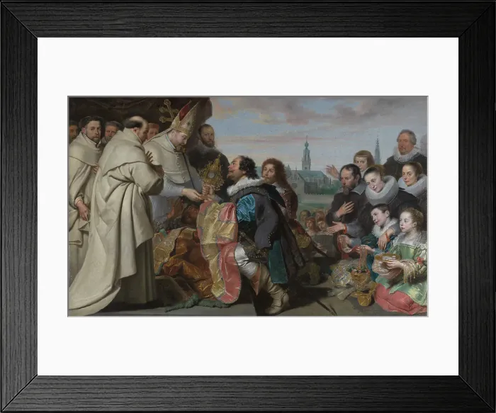 Framed Print : The Restitution of the Church Treasures to Saint Norbert after the Defeat of the Heretic... 1630. Creator: Cornelis de Vos Framed Print : The Restitution of the Church Treasures to Saint Norbert after the Defeat of the Heretic... 1630. Creator: Cornelis de Vos