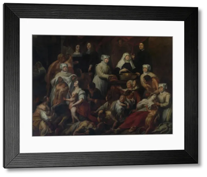 Framed Print : Antwerp Hospital Nuns, c1630-1670. Creator: Jacob Jordaens I Framed Print : Antwerp Hospital Nuns, c1630-1670. Creator: Jacob Jordaens I