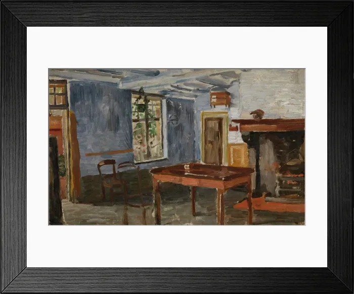 Framed Print : The Blue Tavern, c1860-1900. Creator: Constantin Emile Meunier Framed Print : The Blue Tavern, c1860-1900. Creator: Constantin Emile Meunier