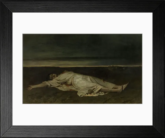 Framed Print : Saint Stephen, 1867. Creator: Constantin Emile Meunier Framed Print : Saint Stephen, 1867. Creator: Constantin Emile Meunier