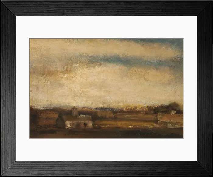 Framed Print : Landscape in Flanders, c1920-1950s. Creator: Constant Permeke Framed Print : Landscape in Flanders, c1920-1950s. Creator: Constant Permeke