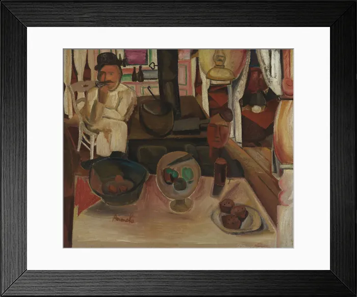 Framed Print : Pastry Stall, 1922. Creator: Constant Permeke Framed Print : Pastry Stall, 1922. Creator: Constant Permeke