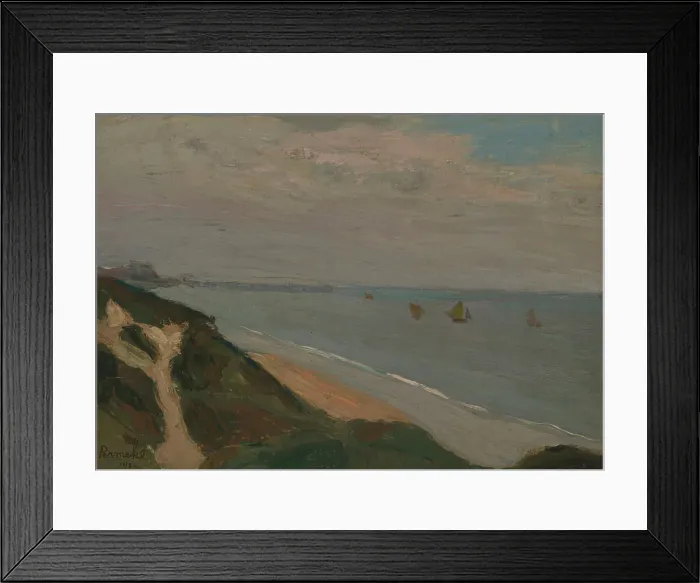 Framed Print : Seascape, 1913. Creator: Constant Permeke Framed Print : Seascape, 1913. Creator: Constant Permeke