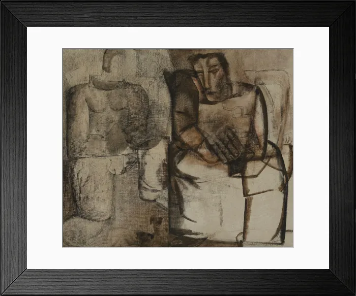 Framed Print : Vespers, 1927. Creator: Constant Permeke Framed Print : Vespers, 1927. Creator: Constant Permeke