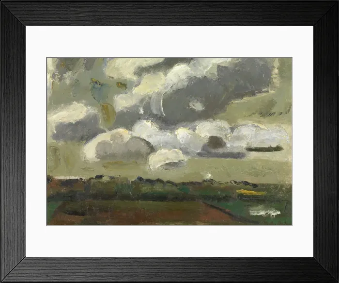 Framed Print : Clouds, 1933. Creator: Gustave De Smet Framed Print : Clouds, 1933. Creator: Gustave De Smet