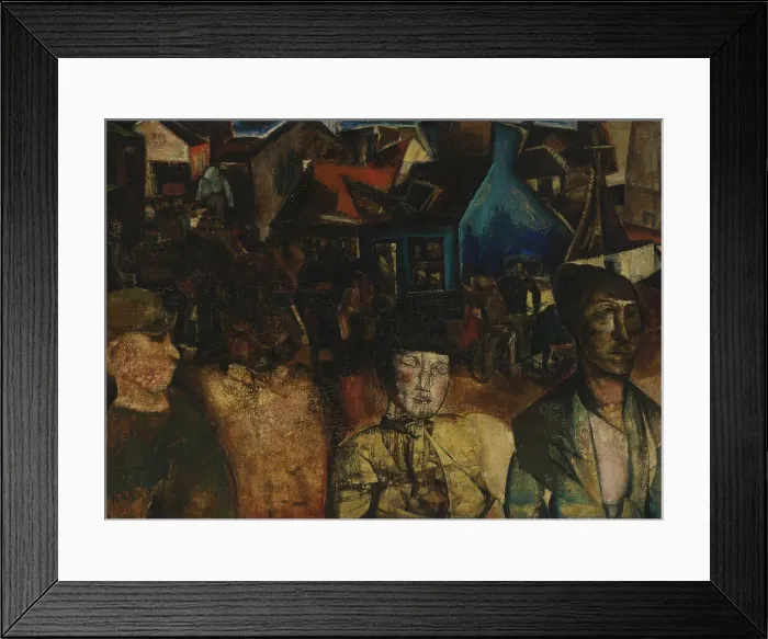 Framed Print : Fair, 1921. Creator: Constant Permeke Framed Print : Fair, 1921. Creator: Constant Permeke