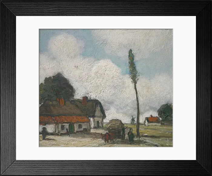 Framed Print : Landscape, c1900-1920. Creator: Jakob Smits Framed Print : Landscape, c1900-1920. Creator: Jakob Smits