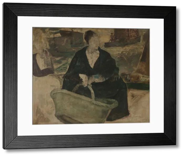 Framed Print : Fisherman's Wife, 1920. Creator: Constant Permeke Framed Print : Fisherman's Wife, 1920. Creator: Constant Permeke