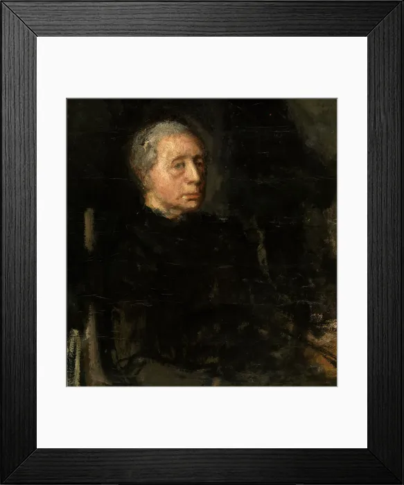 Framed Print : Theodora De Graaf, the Artist's Mother, c1900. Creator: Jakob Smits Framed Print : Theodora De Graaf, the Artist's Mother, c1900. Creator: Jakob Smits