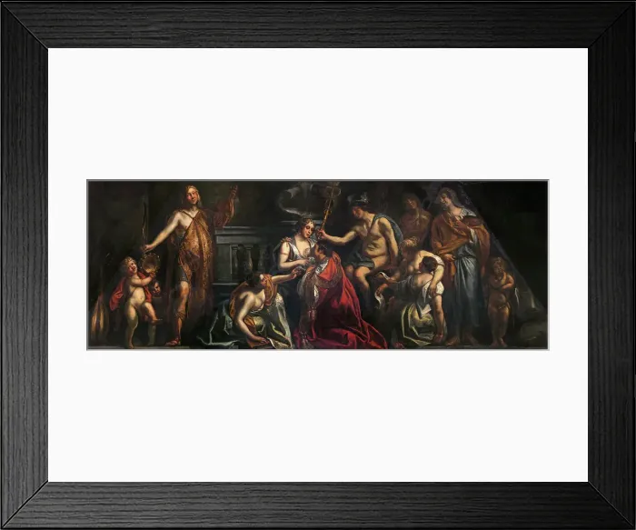 Framed Print : Industry en Trade Promote the Flowering of Art, 1663-1665. Creator: Jacob Jordaens I