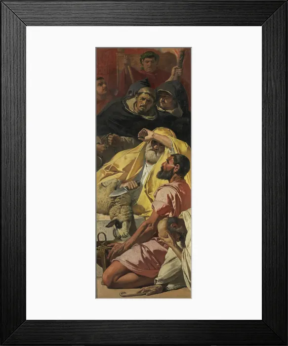 Framed Print : The Oppressed, the Inquisitors, the Idolaters, 1877. Creator: Charles Verlat Framed Print : The Oppressed, the Inquisitors, the Idolaters, 1877. Creator: Charles Verlat