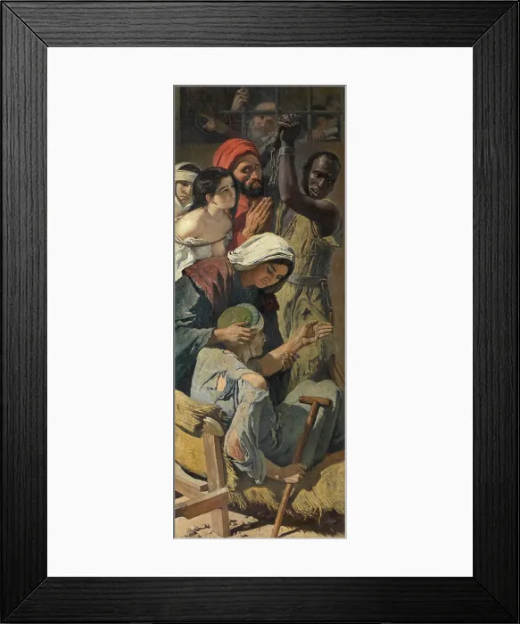 Framed Print : The Persecuted, the Enslaved, the Unfortunates, 1877. Creator: Charles Verlat Framed Print : The Persecuted, the Enslaved, the Unfortunates, 1877. Creator: Charles Verlat