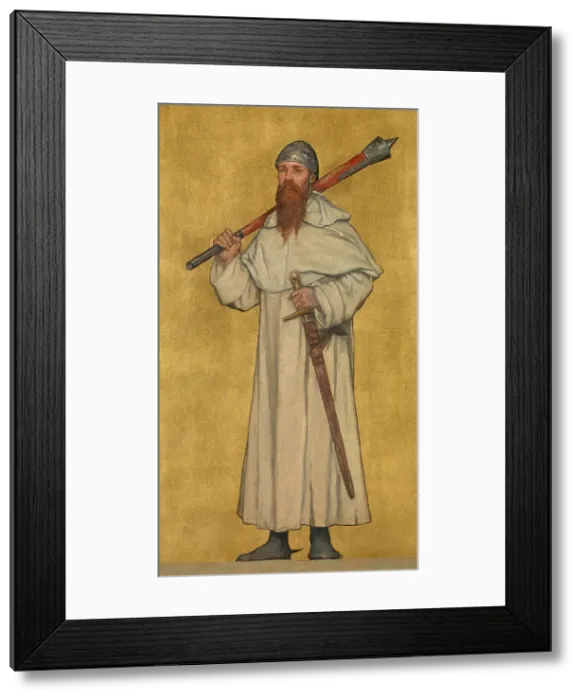 Framed Print : Baldwin II of Flanders, 1889. Creator: Albrecht De Vriendt Framed Print : Baldwin II of Flanders, 1889. Creator: Albrecht De Vriendt