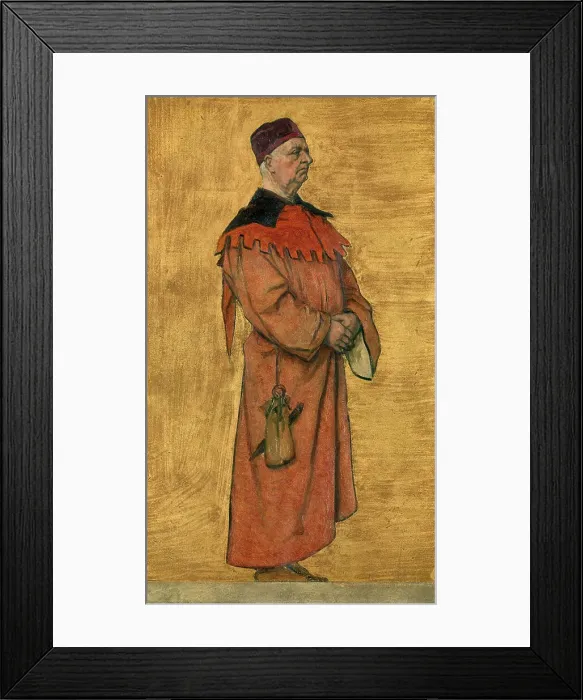 Framed Print : Robrecht van den Borse, 1889. Creator: Albrecht De Vriendt Framed Print : Robrecht van den Borse, 1889. Creator: Albrecht De Vriendt