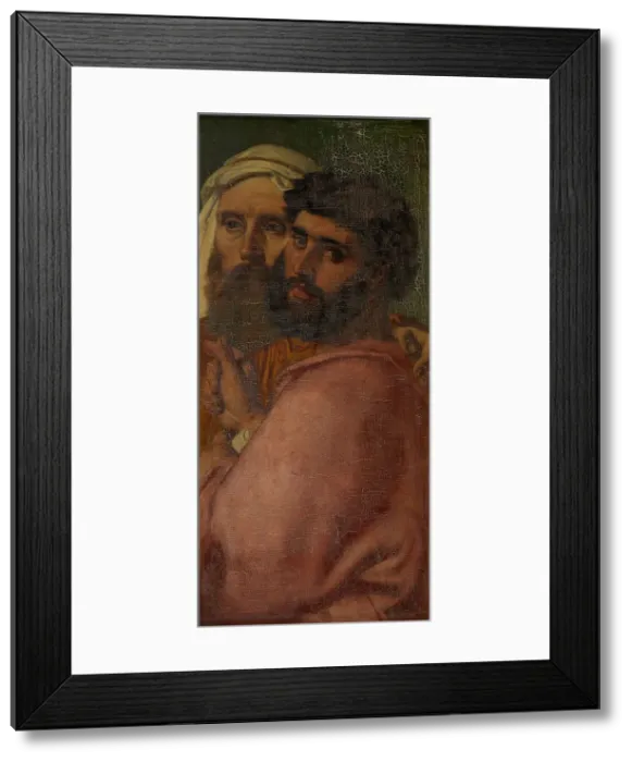 Framed Print : Mother of the Messiah and the Four Evangelists, 1873. Creator: Charles Verlat Framed Print : Mother of the Messiah and the Four Evangelists, 1873. Creator: Charles Verlat