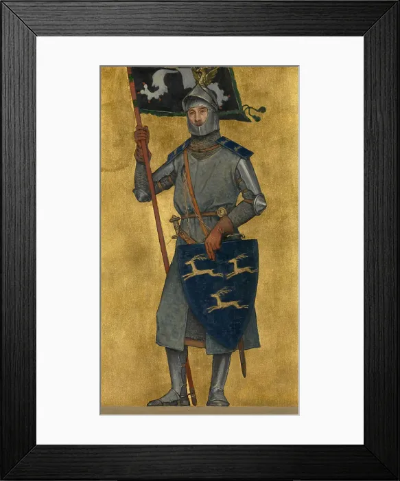 Framed Print : Jan Borluut, 1889. Creator: Albrecht De Vriendt