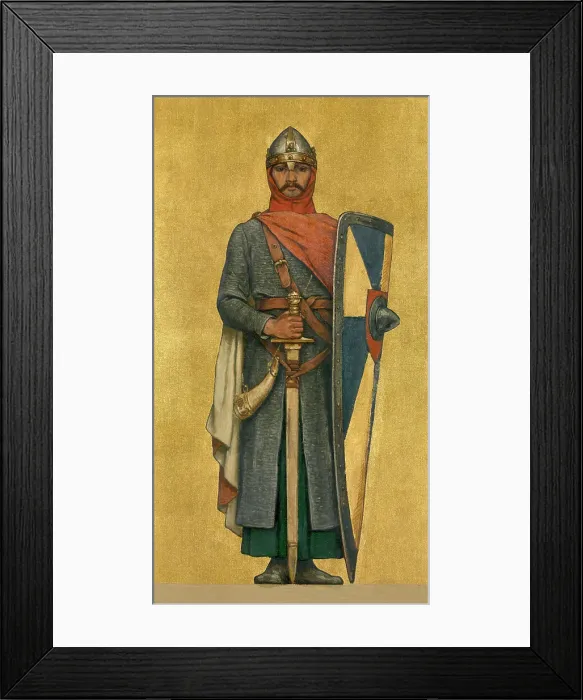 Framed Print : Thierry of Alsace, 1889. Creator: Albrecht De Vriendt Framed Print : Thierry of Alsace, 1889. Creator: Albrecht De Vriendt