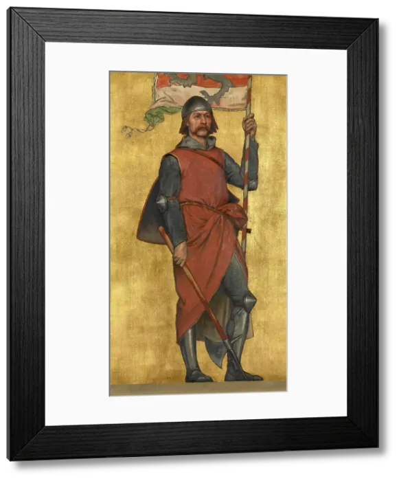 Framed Print : Jan Breydel, 1889. Creator: Albrecht De Vriendt Framed Print : Jan Breydel, 1889. Creator: Albrecht De Vriendt