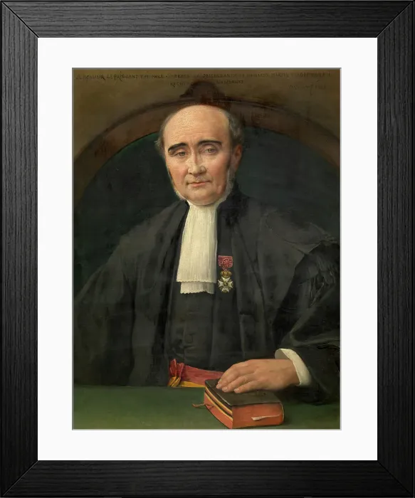 Framed Print : The Lawyer Theophile Smekens, 1886. Creator: Charles Verlat Framed Print : The Lawyer Theophile Smekens, 1886. Creator: Charles Verlat
