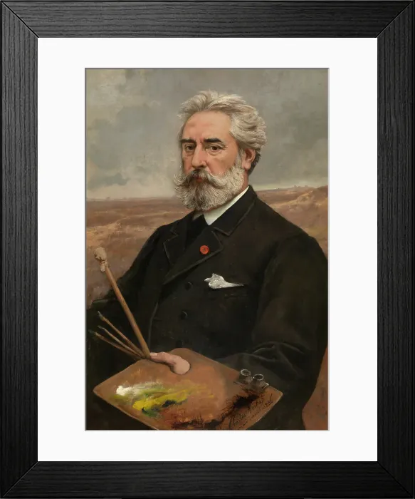 Framed Print : The Painter Jean Pierre Francois Lamoriniere, 1886. Creator: Charles Verlat Framed Print : The Painter Jean Pierre Francois Lamoriniere, 1886. Creator: Charles Verlat