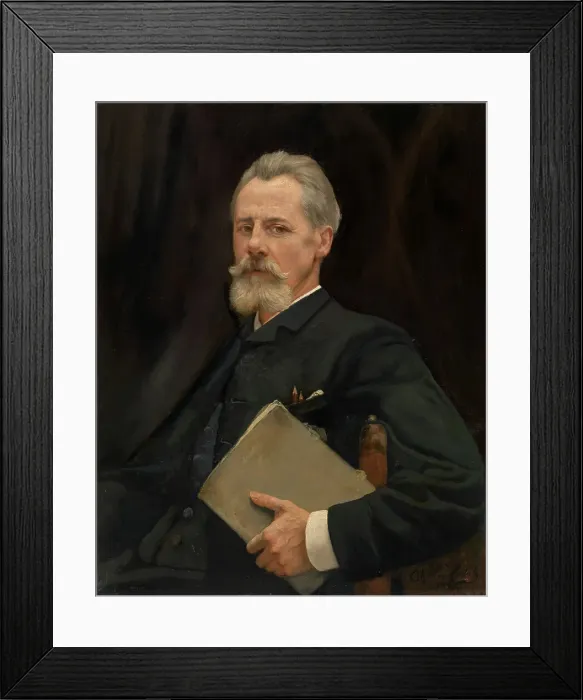 Framed Print : The Painter Derickx, 1886. Creator: Charles Verlat Framed Print : The Painter Derickx, 1886. Creator: Charles Verlat
