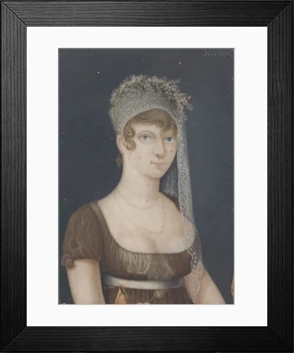 Framed Print : Portrait of a Woman, c17th century. Creator: Anon Framed Print : Portrait of a Woman, c17th century. Creator: Anon