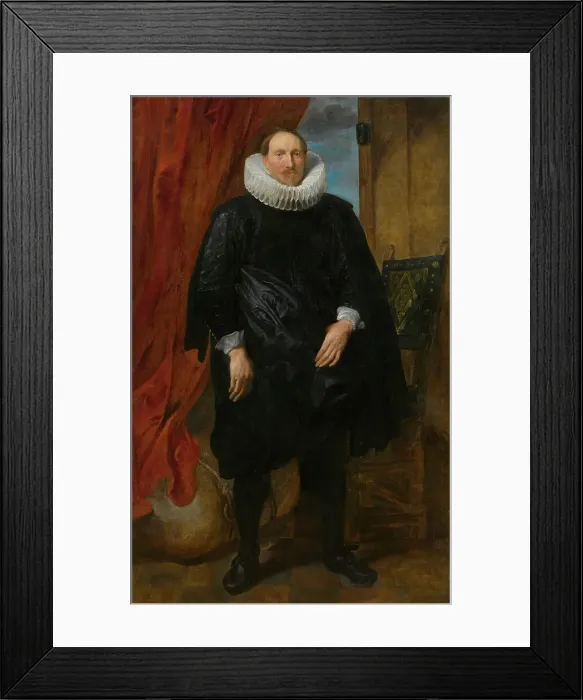 Framed Print : Alexander or Jan Vinck, c1620s. Creator: Anthony van Dyck Framed Print : Alexander or Jan Vinck, c1620s. Creator: Anthony van Dyck