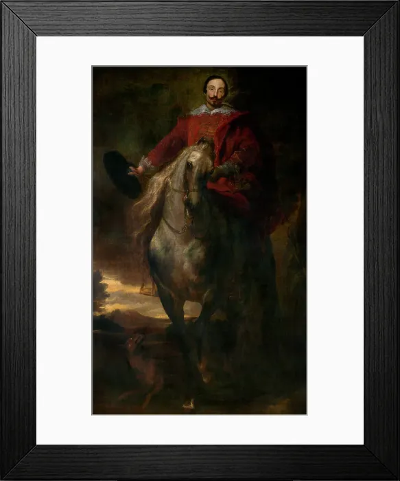 Framed Print : Equestrial Portrait, 1622-1627. Creator: Anthony van Dyck Framed Print : Equestrial Portrait, 1622-1627. Creator: Anthony van Dyck
